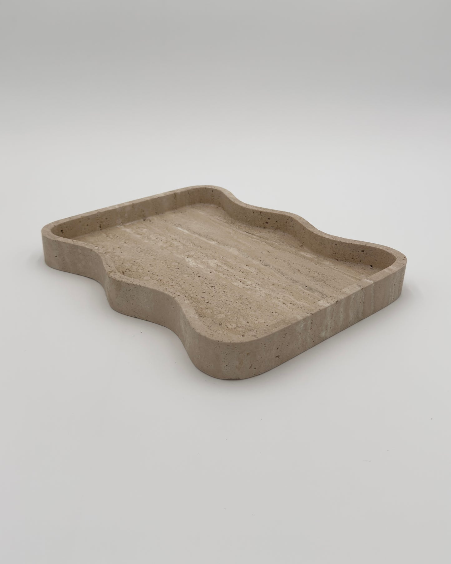 Wilma Travertine Tray Beige