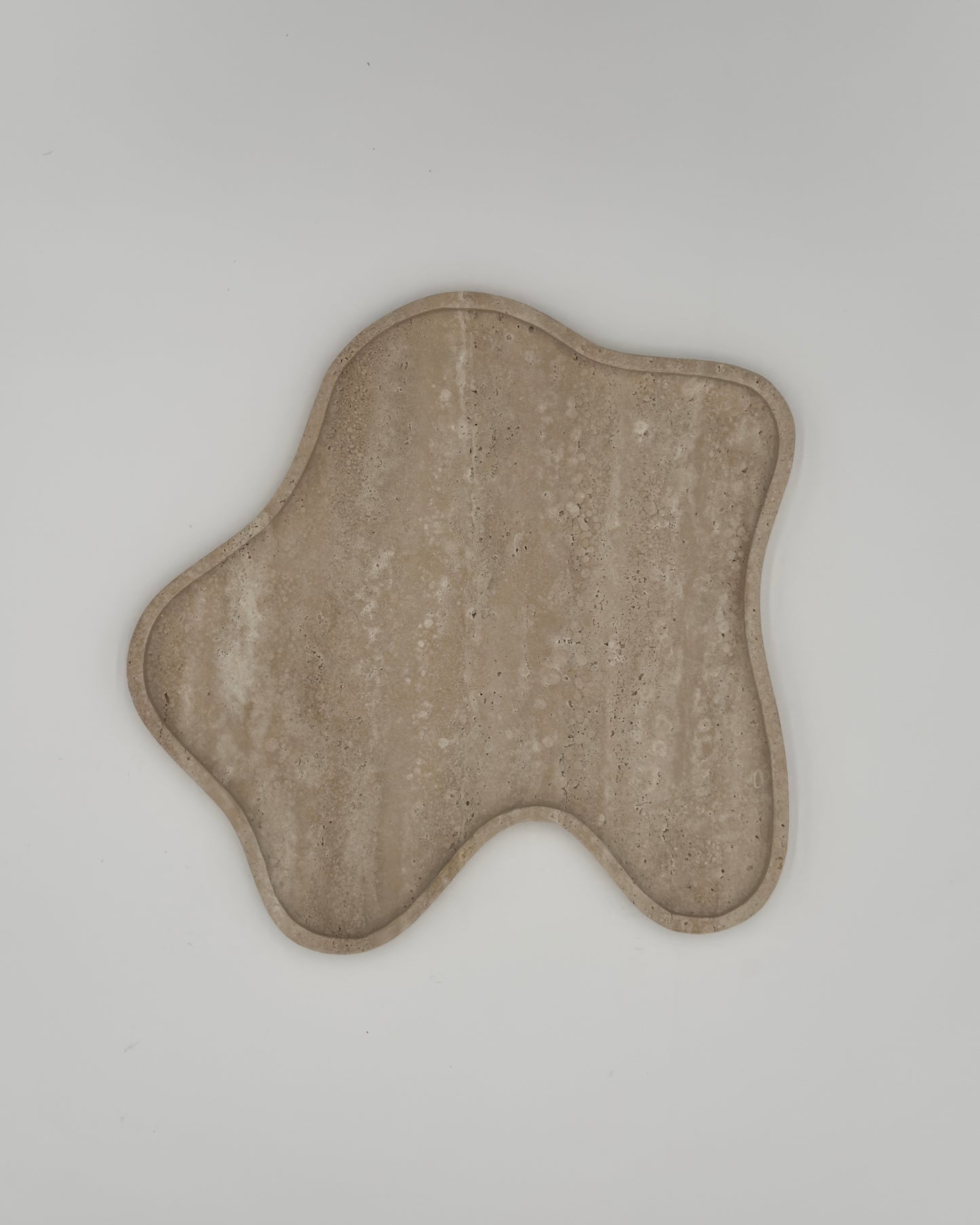 Ansel Travertine Tray Beige