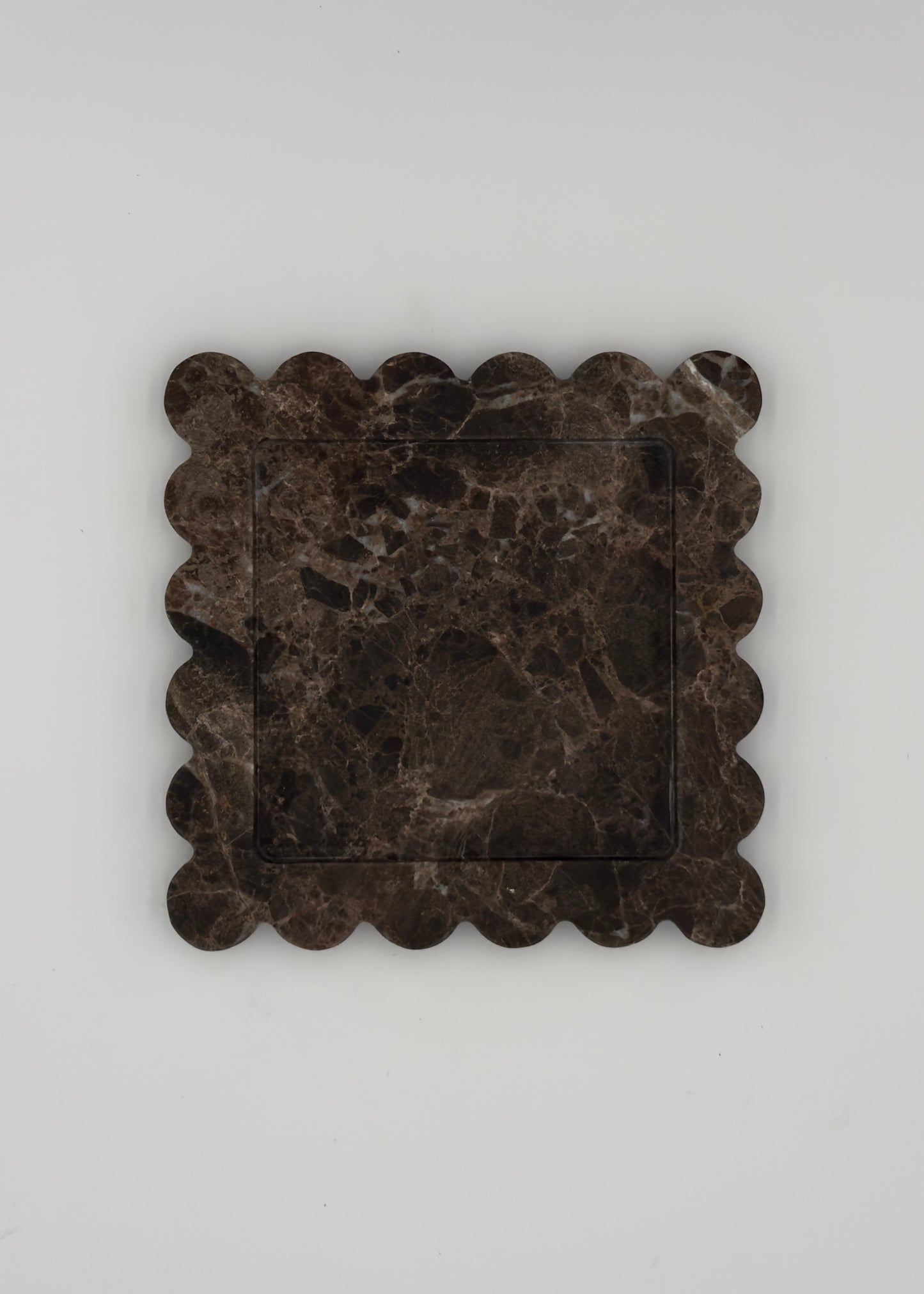 Mia Marble Tray Brown