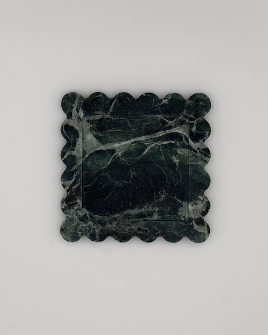 Sidney Travertine Tray Green