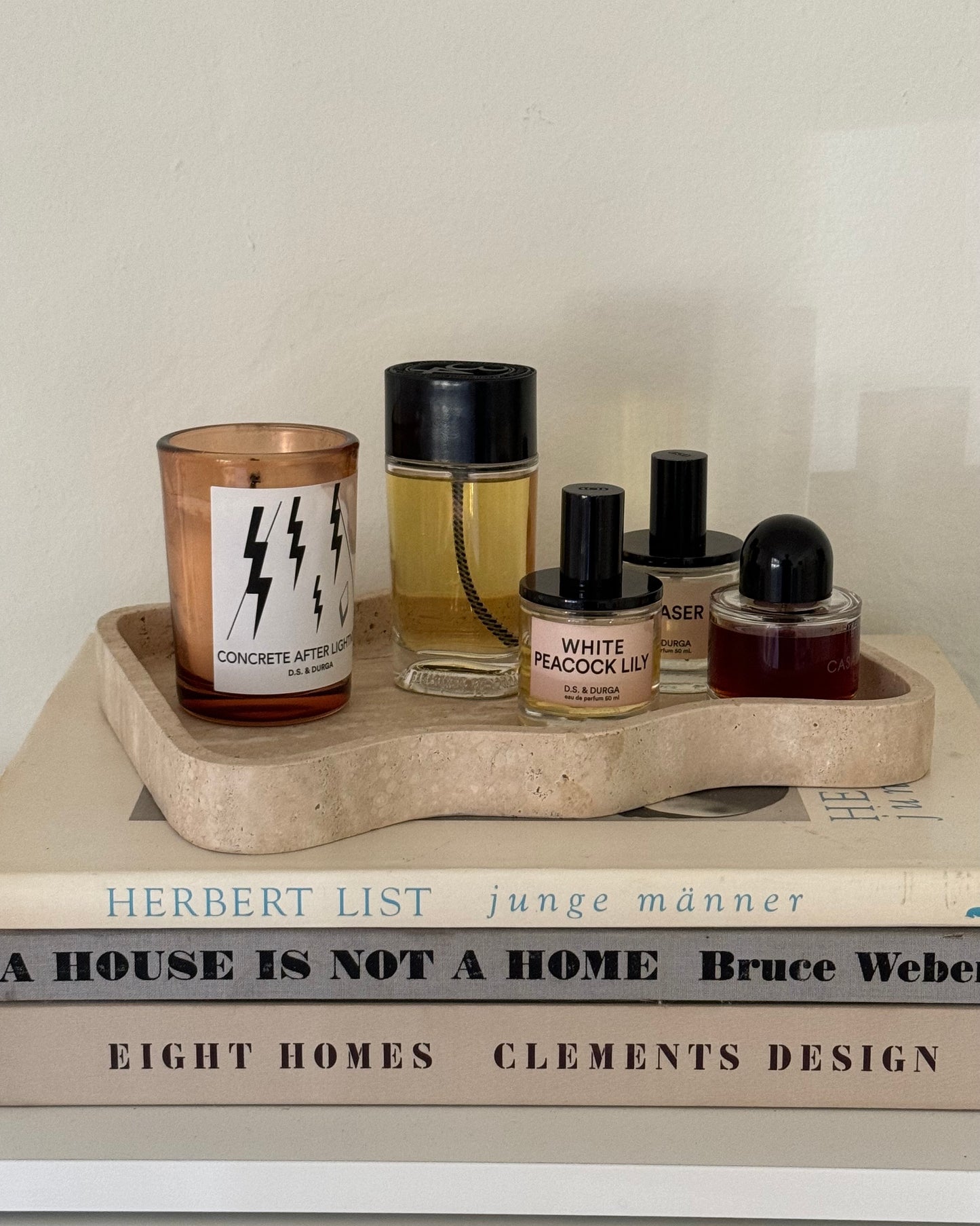 Wilma Travertine Tray Beige